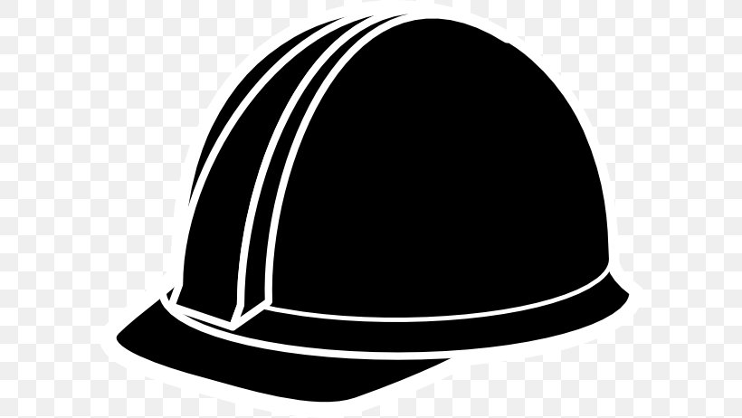 Hard Hat Clip Art, PNG, 600x462px, Hard Hat, Architectural Engineering, Bicycle Helmet, Black And White, Blue Download Free