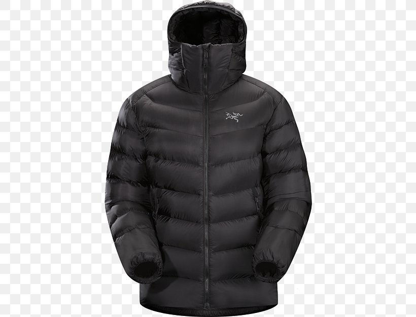 Hoodie Arc'teryx Overcoat Jacket, PNG, 450x625px, Hoodie, Black, Clothing, Coat, Daunenmantel Download Free