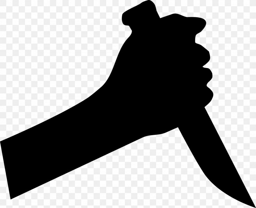 Knife Silhouette Clip Art, PNG, 1600x1305px, Knife, Arm, Art, Black, Black And White Download Free