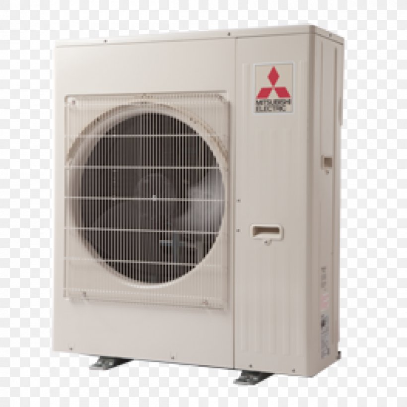 Mitsubishi Electric Furnace Air Conditioning Air Source Heat Pumps, PNG, 1200x1200px, Mitsubishi, Air Conditioning, Air Source Heat Pumps, British Thermal Unit, Electricity Download Free