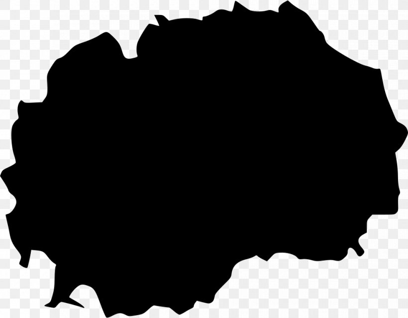 Republic Of Macedonia Map Royalty-free, PNG, 980x764px, Republic Of Macedonia, Black, Black And White, Drawing, Flag Of The Republic Of Macedonia Download Free