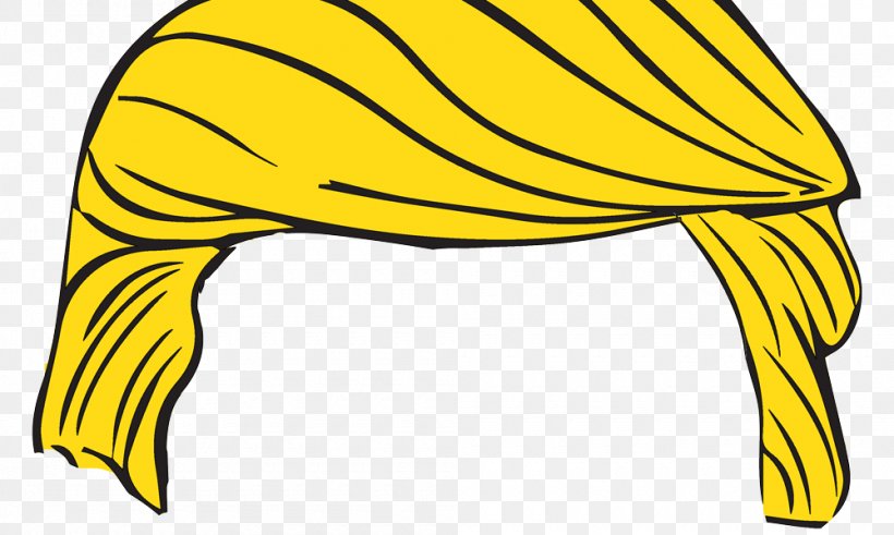 Toupée Hair Presidency Of Donald Trump Clip Art, PNG, 1000x600px, Hair, Area, Black And White, Blond, Blue Hair Download Free