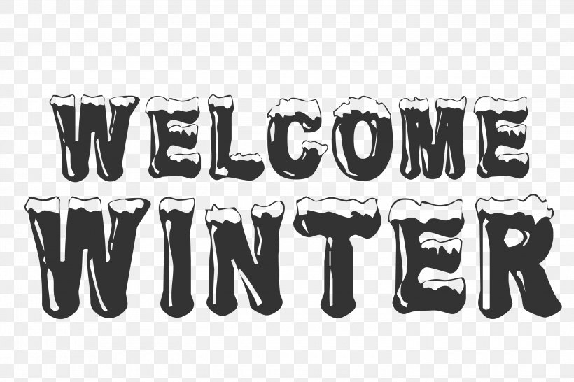Welcome Winter, PNG, 3000x2000px, Logo, Black, Black And White, Black M, Brand Download Free