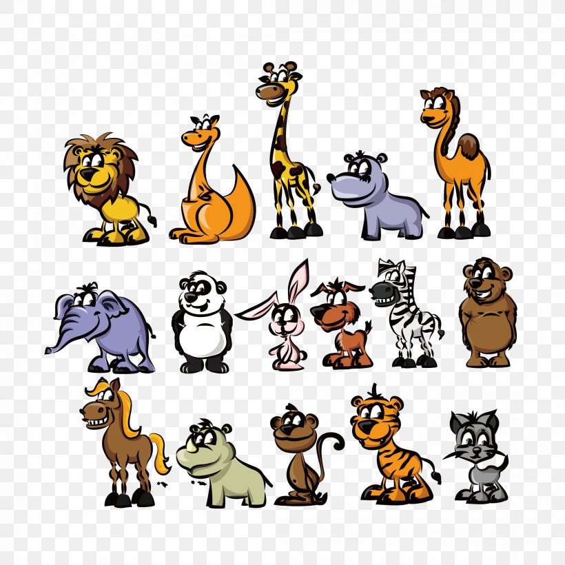 Giraffe Cartoon Wildlife Animal, PNG, 2107x2107px, Giraffe, Animal, Animal Figure, Carnivoran, Cartoon Download Free