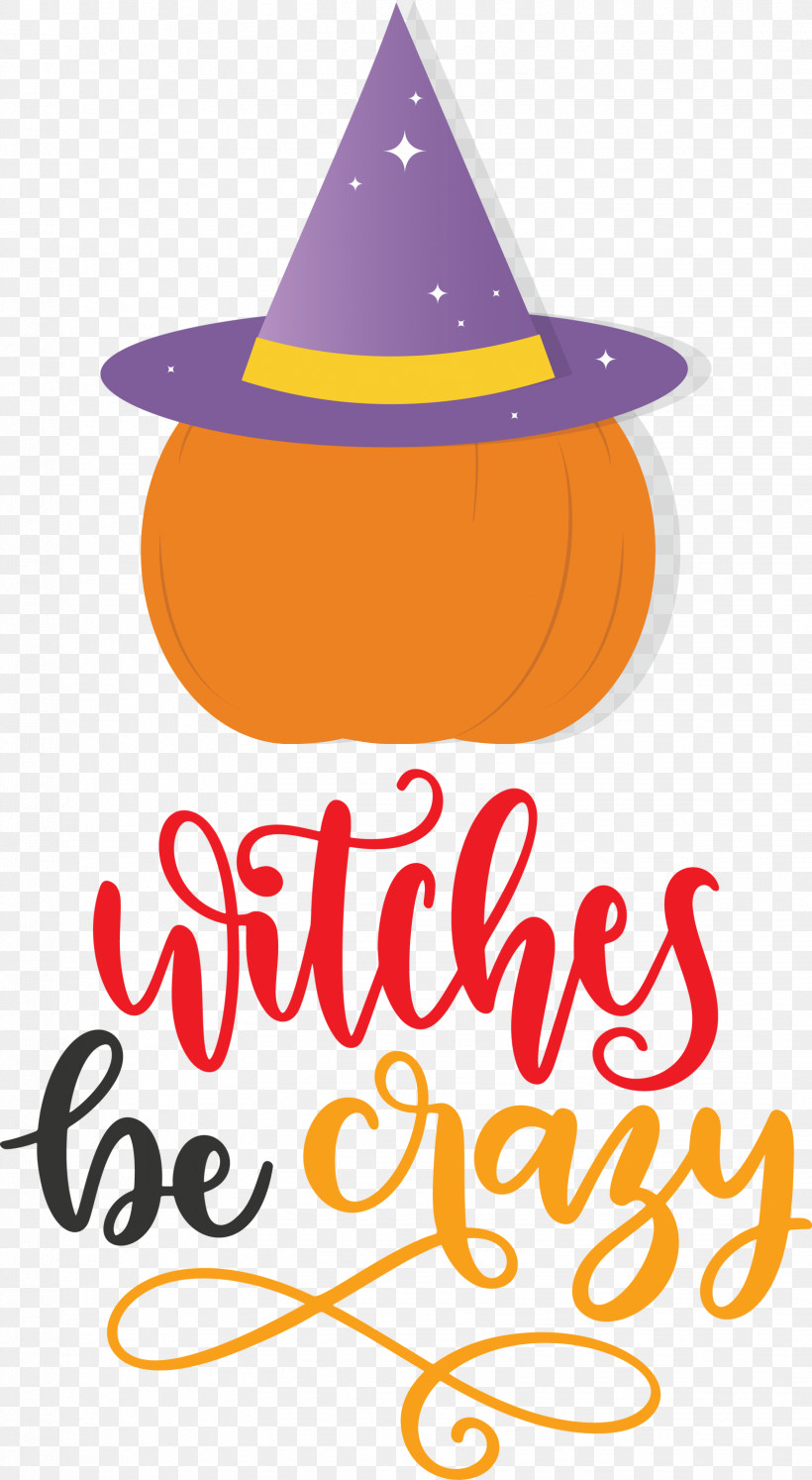 Happy Halloween Witches Be Crazy, PNG, 1646x3000px, Happy Halloween, Geometry, Hat, Line, Logo Download Free