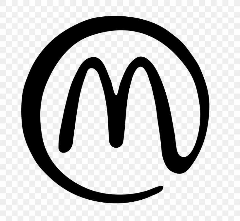 McDonald's Sign Logo Shape Clip Art, PNG, 833x768px, Logo, Area, Black, Black And White, Brand Download Free