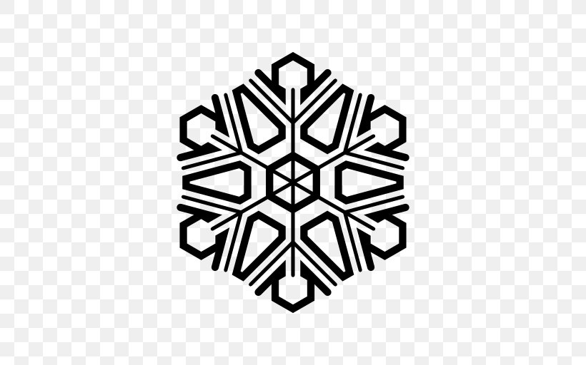Snowflake Winter Pattern, PNG, 512x512px, Snowflake, Black, Black And White, Crystal, Ice Download Free