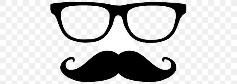 Moustache Glasses Beard Clothing Clip Art, PNG, 480x292px, Moustache, Barber, Beard, Black And White, Clothing Download Free