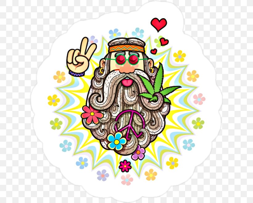 Hippie Drawing Clip Art, PNG, 625x659px, Hippie, Art, Artwork, Cartoon, Drawing Download Free