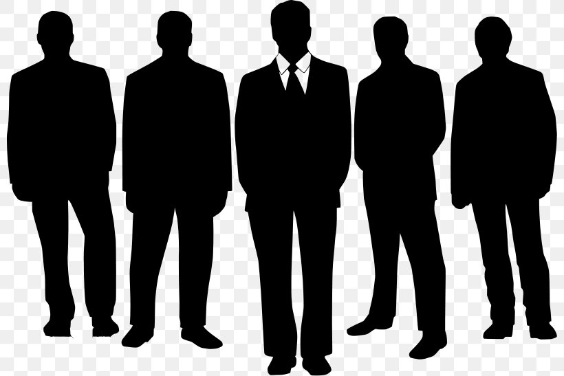 Men In Black Male Silhouette Drawing Clip Art, PNG, 800x547px, Men In Black, Black And White, Business, Businessperson, Communication Download Free
