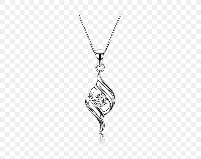 Locket Sterling Silver, PNG, 394x651px, Locket, Black And White, Body Jewelry, Chain, Designer Download Free