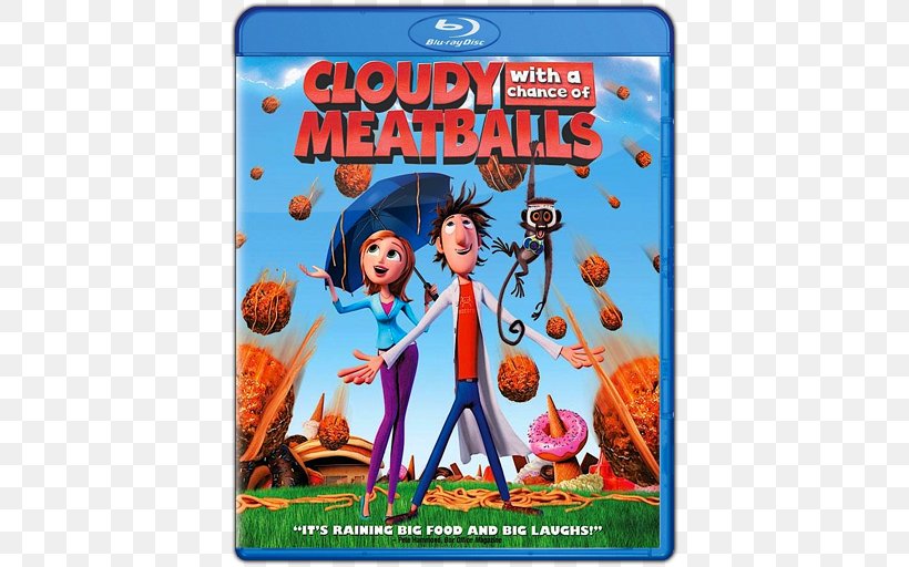 Blu-ray Disc Flint Lockwood Cloudy With A Chance Of Meatballs DVD Film, PNG, 512x512px, Bluray Disc, Action Figure, Andy Samberg, Anna Faris, Bill Hader Download Free