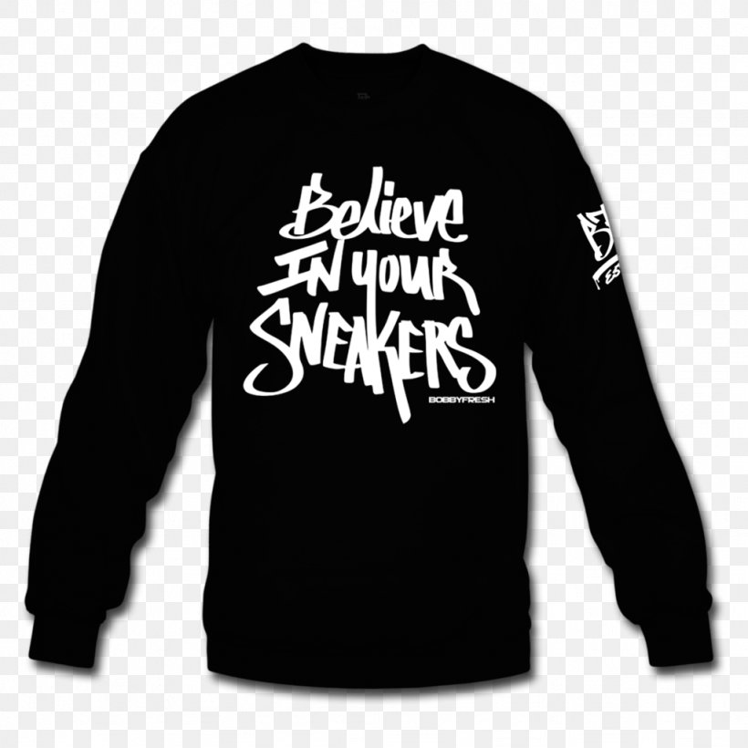 T-shirt Hoodie Crew Neck Sweater, PNG, 1024x1024px, Tshirt, Black, Bluza, Brand, Clothing Download Free