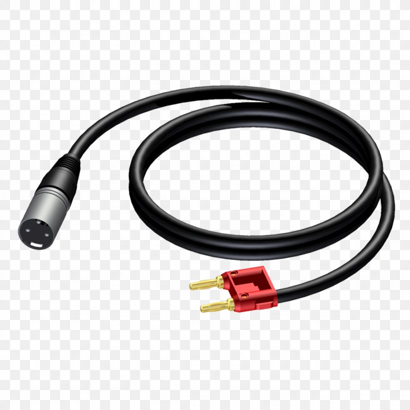 XLR Connector Speaker Wire Loudspeaker Electrical Cable RCA Connector, PNG, 1024x1024px, Xlr Connector, Audio Signal, Balanced Audio, Balanced Line, Cable Download Free