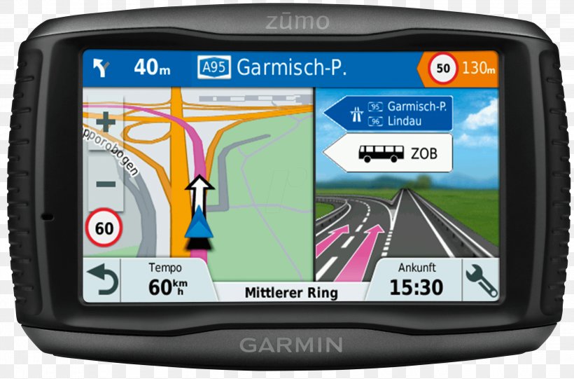 GPS Navigation Systems Europe Garmin Ltd. Garmin Zūmo 595 Automotive Navigation System, PNG, 3000x1980px, Gps Navigation Systems, Automotive Navigation System, Display Device, Electronic Device, Electronics Download Free