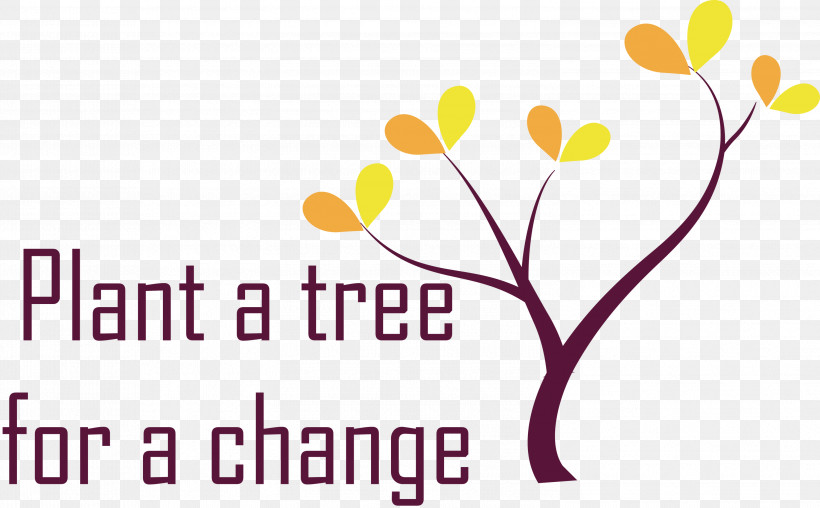 Plant A Tree For A Change Arbor Day, PNG, 2999x1858px, Arbor Day, Flower, Geometry, Line, Logo Download Free