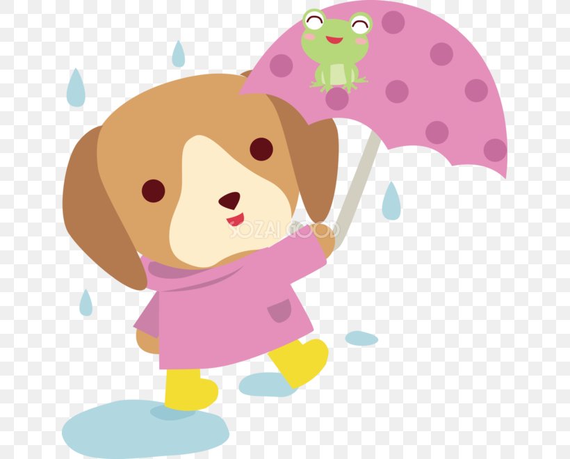 Puppy Beagle Illustration Clip Art Rain, PNG, 641x660px, Watercolor, Cartoon, Flower, Frame, Heart Download Free