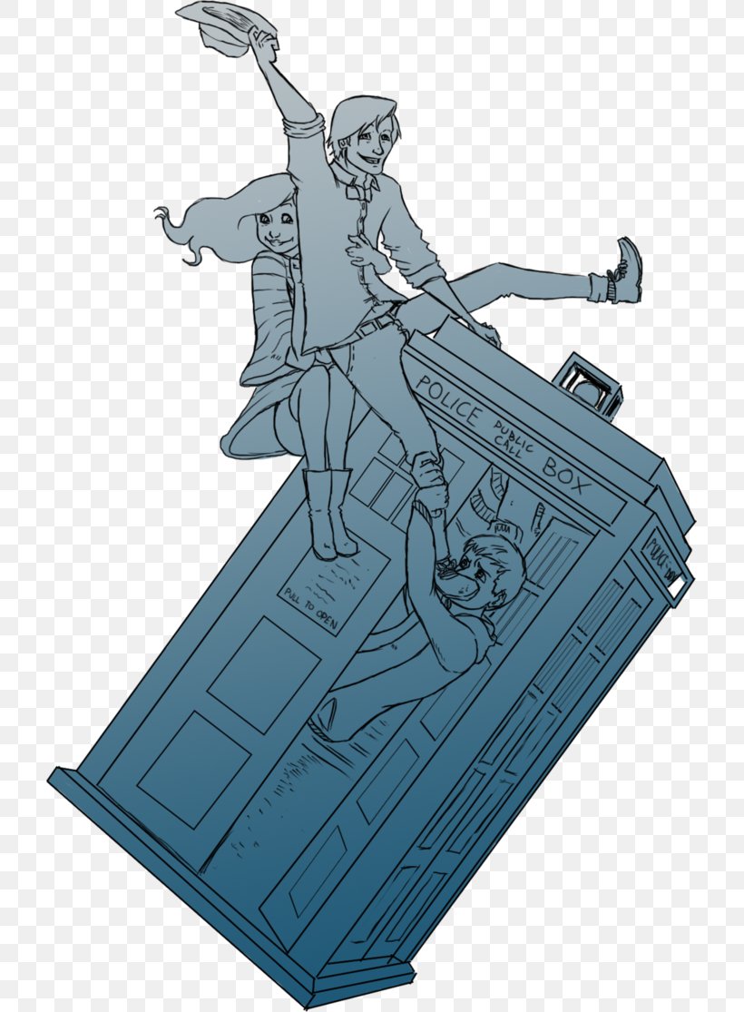 Tenth Doctor TARDIS Eleventh Doctor Seventh Doctor, PNG, 717x1115px, Doctor, Art, Cartoon, Deviantart, Doctor Who Download Free