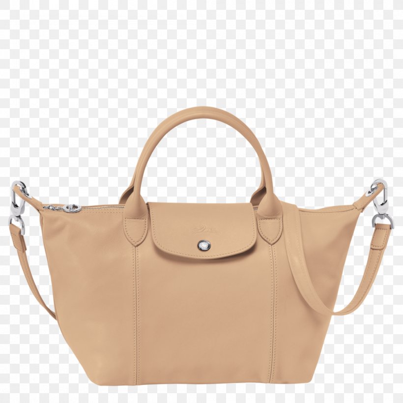 Handbag Longchamp Pliage Leather, PNG, 1000x1000px, Handbag, Bag, Beige, Brown, Clothing Download Free