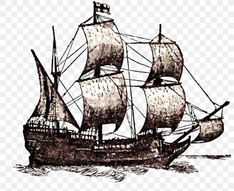 Mayflower II Drawing Ship Clip Art, PNG, 981x800px, Mayflower, Art, Baltimore Clipper, Barque, Boat Download Free