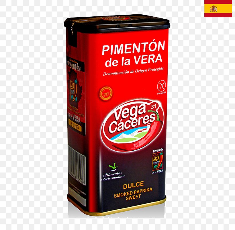 Spanish Cuisine PIMENTON DE LA VERA VEGACACERES Smoked Paprika Brand, PNG, 800x800px, Spanish Cuisine, Brand, Paprika, Smoked Paprika, Smoking Download Free