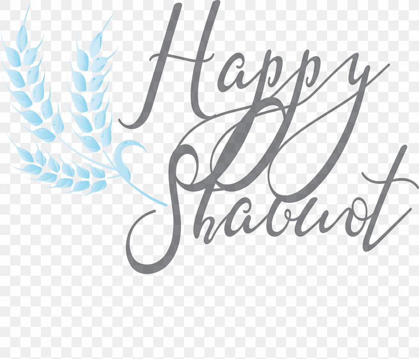 Happy Shavuot Shavuot Shovuos, PNG, 3000x2574px, Happy Shavuot, Calligraphy, Line, Logo, Shavuot Download Free