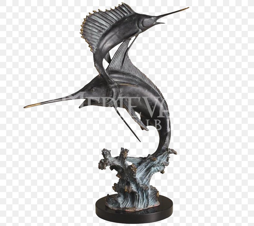 Sailfish Marble Sculpture Bronze Sculpture, PNG, 730x730px, Sailfish, Brass, Bronze, Bronze Sculpture, Figurine Download Free