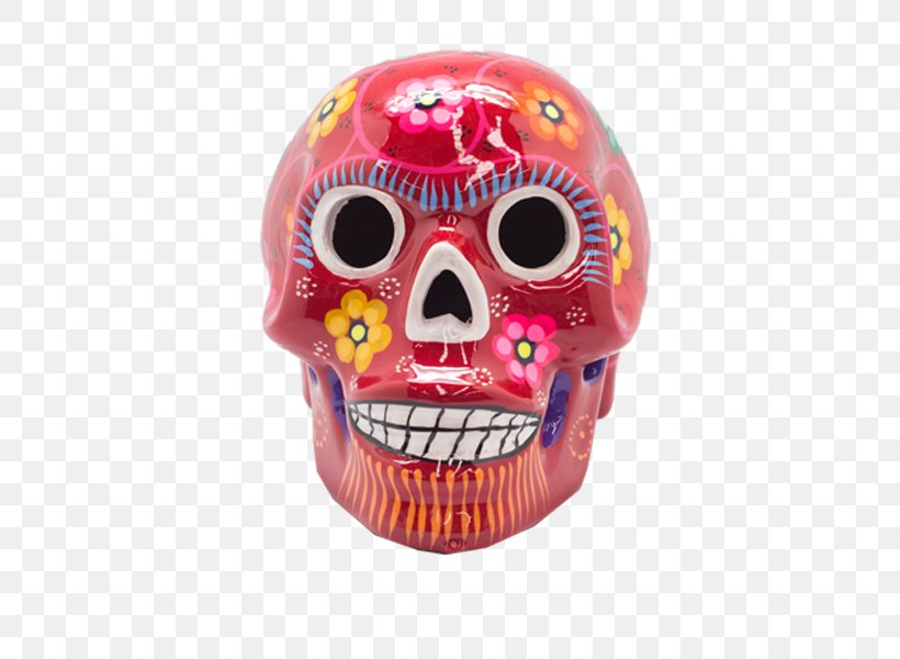Skull Day Of The Dead Mexican Cuisine Ceramic Festival Of The Dead, PNG, 600x600px, Skull, Bone, Bowl, Ceramic, Coconut Download Free