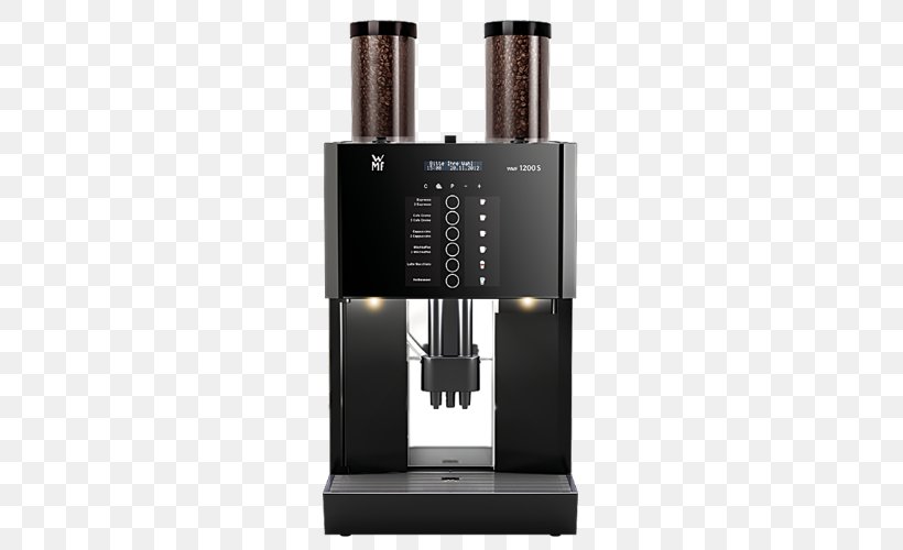 Coffeemaker Cappuccino Espresso Cafe, PNG, 500x500px, Coffee, Burr Mill, Cafe, Cappuccino, Coffee Vending Machine Download Free
