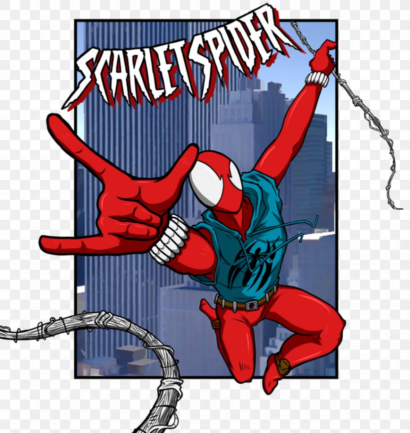 Illustration Superhero Clip Art Scarlet Spider, PNG, 869x919px, Superhero, Cartoon, Fiction, Fictional Character, Scarlet Spider Download Free
