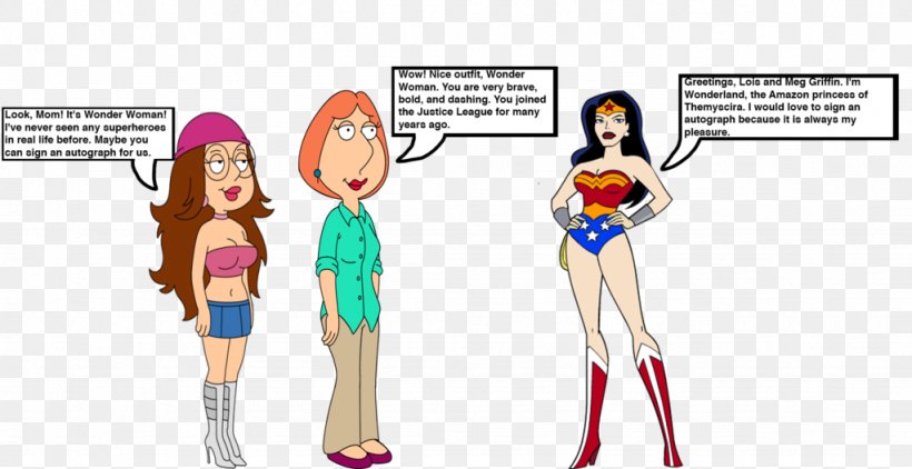 Lois Griffin Meg Griffin Wonder Woman Character Themyscira, PNG, 1024x528px, Watercolor, Cartoon, Flower, Frame, Heart Download Free