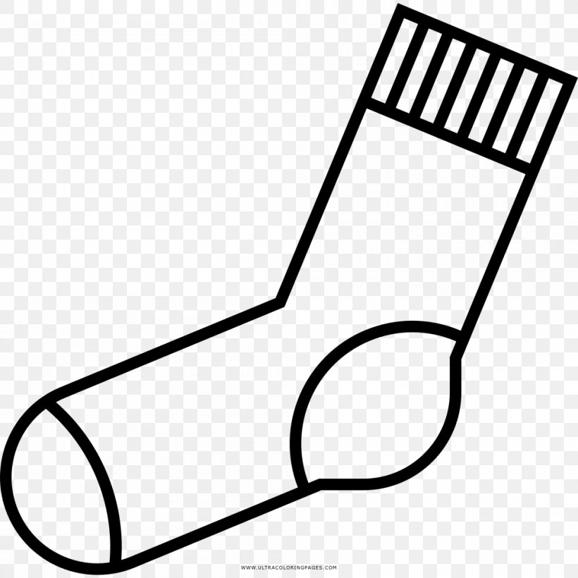 Crew Sock Drawing, PNG, 1000x1000px, Sock, Area, Black, Black And White, Chair Download Free