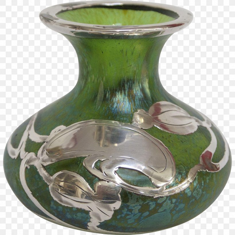 Johann Loetz Witwe Vase Glass Silver Overlay Sterling Silver, PNG, 1434x1434px, Johann Loetz Witwe, Art, Art Nouveau, Artifact, Ceramic Download Free