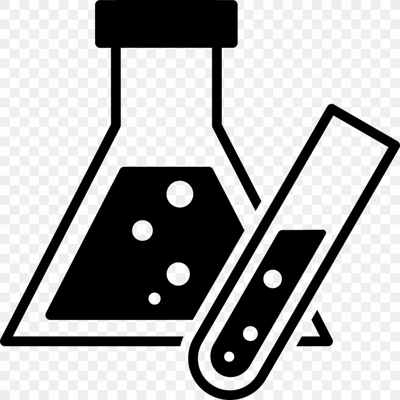 Laboratory Flasks Chemistry Test Tubes Clip Art, PNG, 2400x2400px, Laboratory Flasks, Area, Artwork, Beaker, Black Download Free