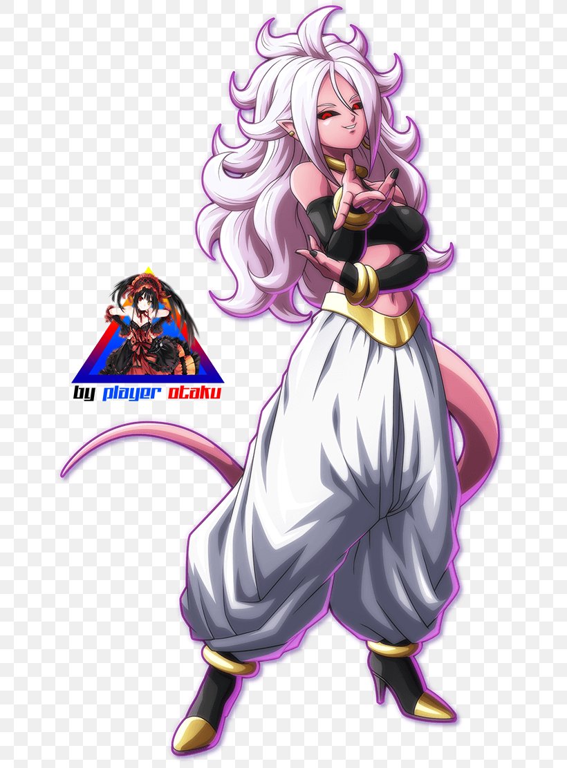 Majin Buu Dragon Ball FighterZ Piccolo Frieza Androide Número 21, PNG, 660x1112px, Watercolor, Cartoon, Flower, Frame, Heart Download Free