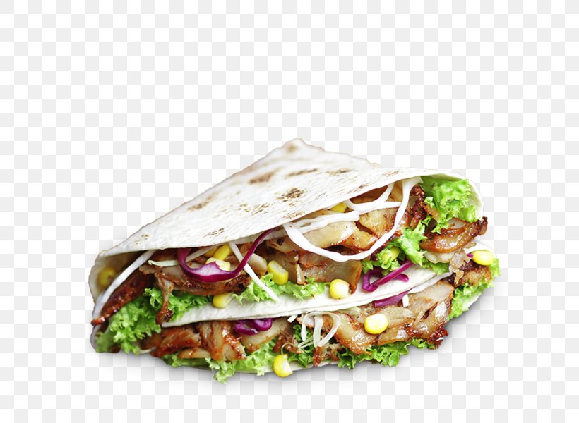 Wrap Doner Kebab Taco Shawarma Salad, PNG, 800x600px, Wrap, Cheese, Chicken As Food, Chicken Nugget, Crouton Download Free