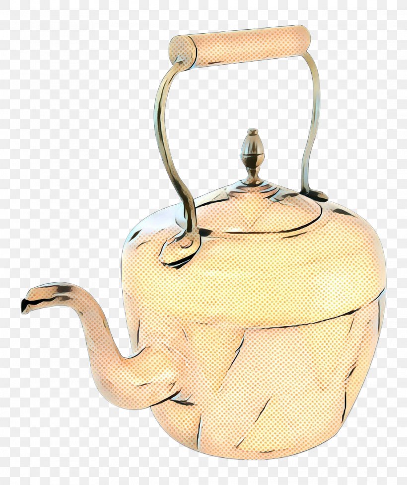 Kettle Teapot Brass Beige Fashion Accessory, PNG, 2174x2590px, Pop Art, Beige, Brass, Fashion Accessory, Kettle Download Free