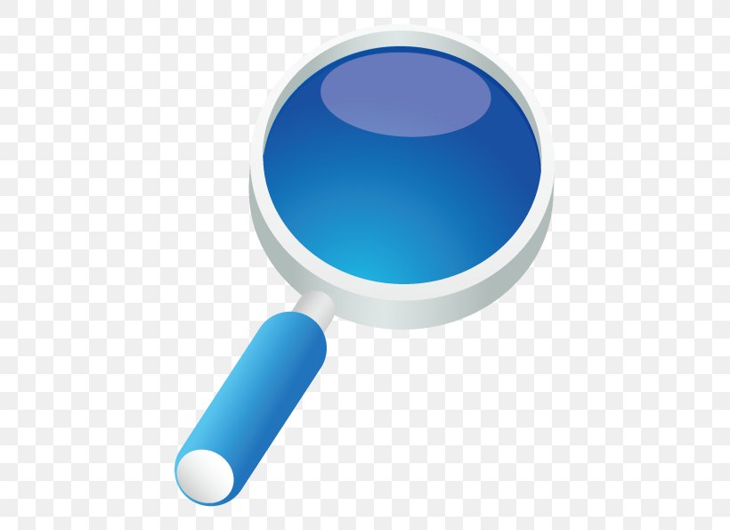 Magnifying Glass Light Blue, PNG, 595x595px, Magnifying Glass, Blue, Element, Glass, Light Download Free