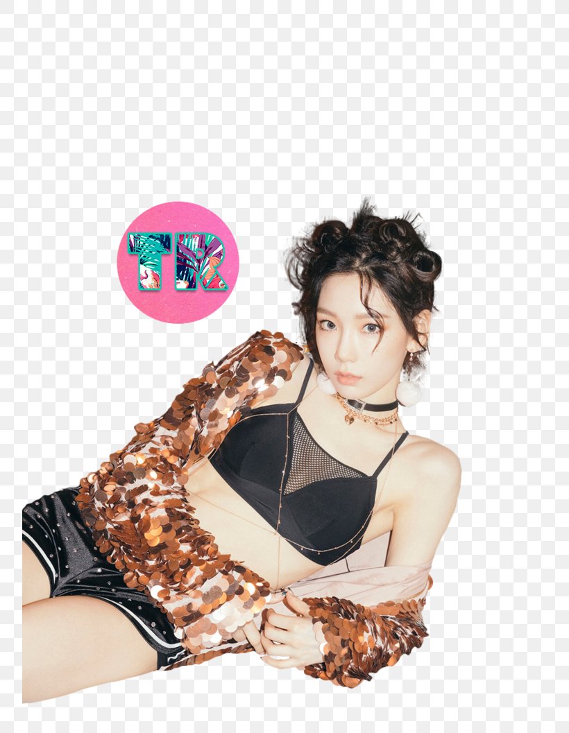 Taeyeon Holiday Night Girls' Generation SM Town, PNG, 755x1057px, Watercolor, Cartoon, Flower, Frame, Heart Download Free