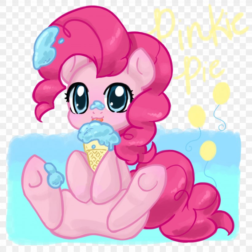 Pinkie Pie My Little Pony Twilight Sparkle Rainbow Dash, PNG, 3700x3700px, Watercolor, Cartoon, Flower, Frame, Heart Download Free