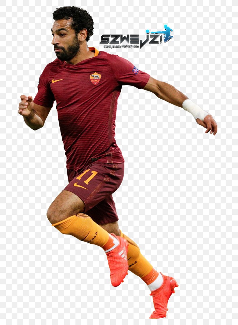 Mohamed Salah A.S. Roma Football Player Sport Jersey, PNG, 713x1120px, Mohamed Salah, As Roma, Ball, Football, Football Player Download Free