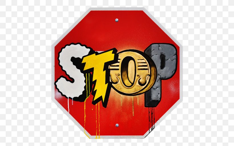 Painting CERN Street Art One Stop Sign Paddle8, PNG, 512x512px, Painting, Brand, Cake, Cern, Logo Download Free