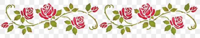 Rose Flower Stencil, PNG, 1542x297px, Rose, Art, Bell Peppers And Chili Peppers, Bud, Cake Download Free