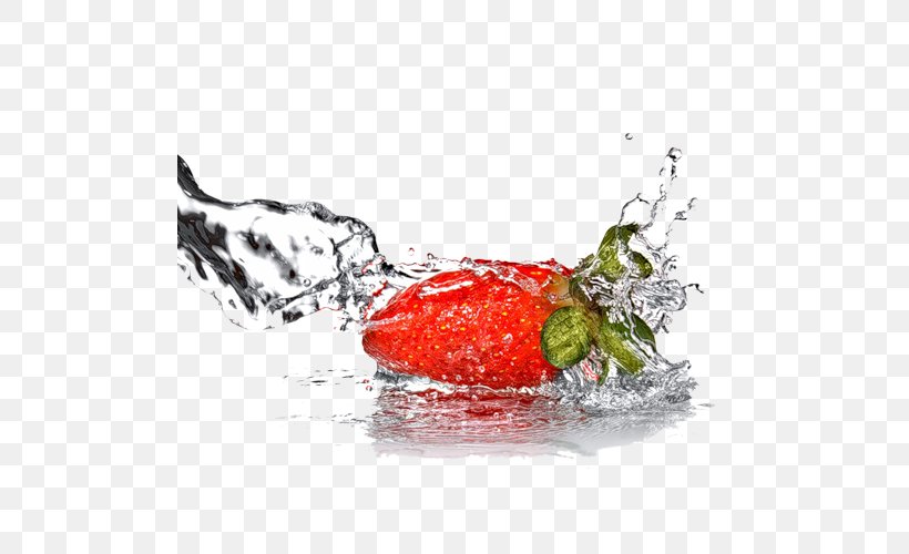 Strawberry Water Food Infusion, PNG, 500x500px, Strawberry, Berry, Computer, Drink, Food Download Free
