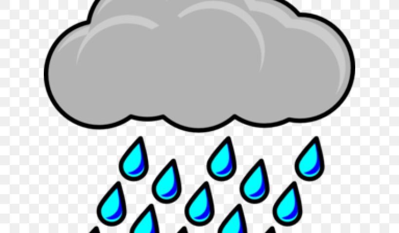Clip Art Rain Cloud Thunderstorm, PNG, 640x480px, Rain, Aqua, Cloud, Lightning, Line Art Download Free