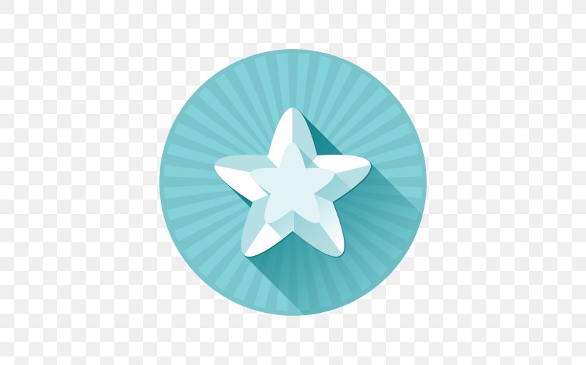 Icon Design Clip Art, PNG, 512x512px, Icon Design, Aqua, Royaltyfree, Starfish, Teal Download Free