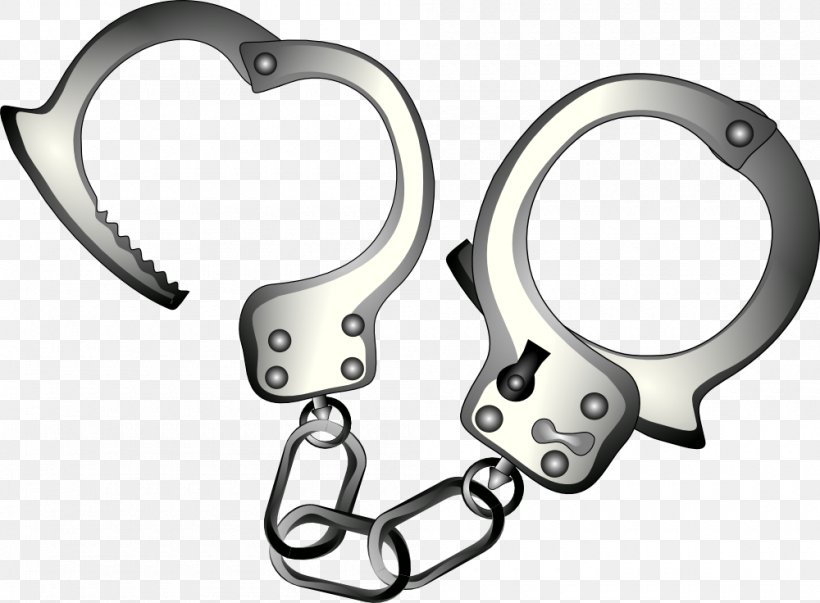 Handcuffs Police Clip Art, PNG, 1000x736px, Handcuffs, Auto Part, Body Jewelry, Fashion Accessory, Free Content Download Free