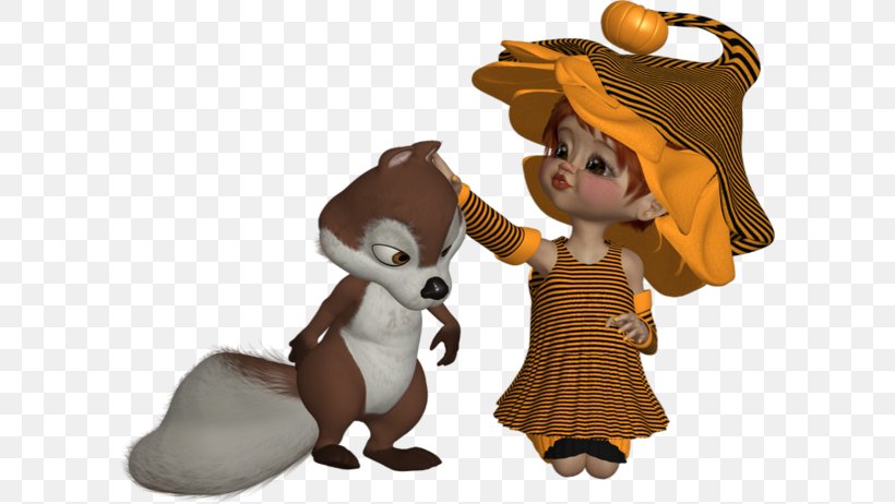 Doll Halloween Squirrel Biscuits, PNG, 600x462px, Doll, Biscuits, Carnivoran, Cartoon, Dog Like Mammal Download Free