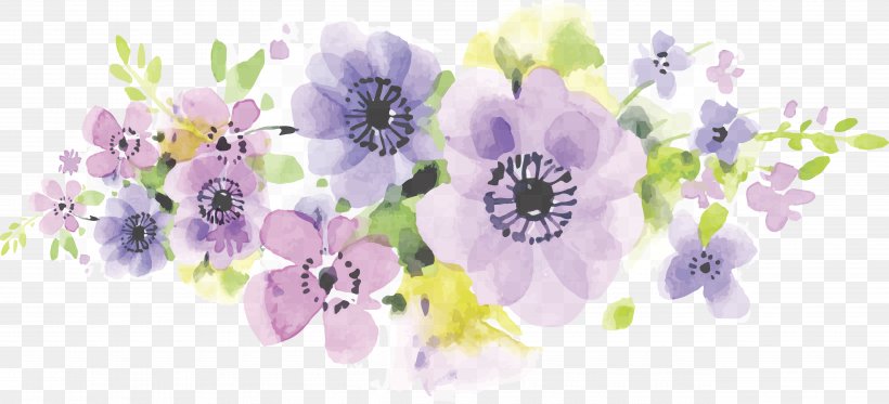 Floral Design Flower Floristry Business Card Purple, PNG, 5088x2315px, Flower, Artificial Flower, Blossom, Business Cards, Cut Flowers Download Free
