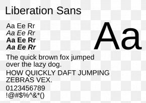 Liberation - Liberation Fonts Typeface Monospaced Font TrueType Font PNG